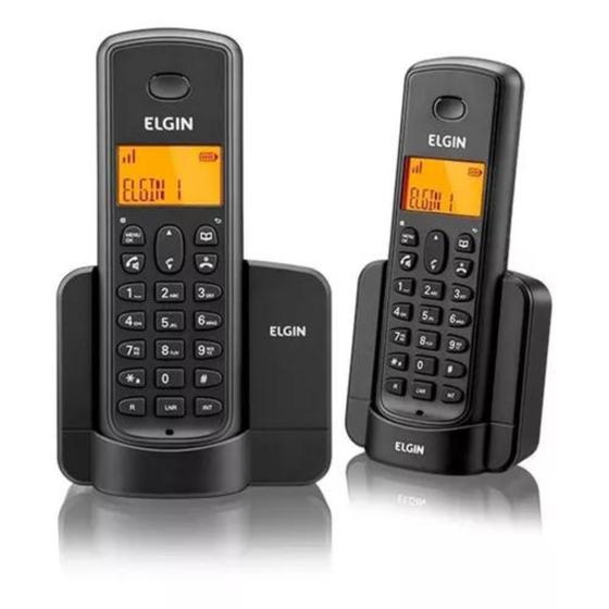 Imagem de Telefone Sem Fio Com Ramal Adicional Elgin Tsf8002
