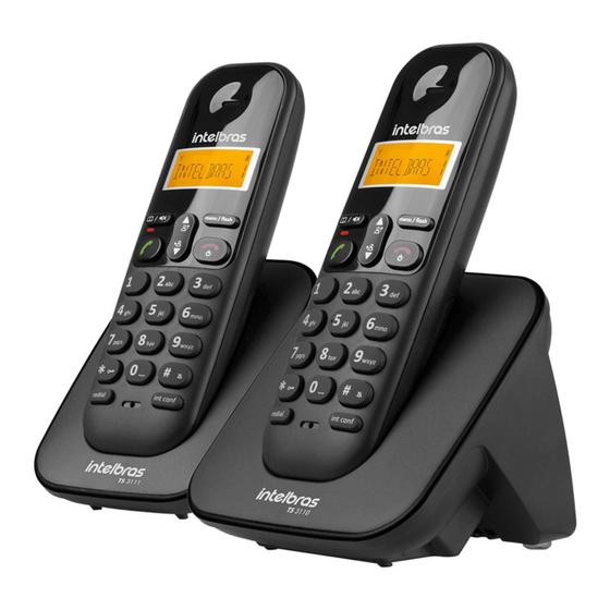 Imagem de Telefone sem Fio Digital TS 3112 com Ramal Adicional Preto