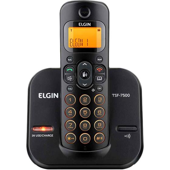 Imagem de Telefone Sem Fio Elgin com Identificador de Chamada TSF7500 