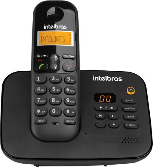Imagem de Telefone Sem Fio Intelbras Digital Com Secretária Eletrônica TS 3130