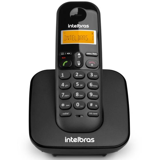 Imagem de Telefone sem Fio Intelbras TS 3110 com Identificador de Chamadas, Bivolt Preto