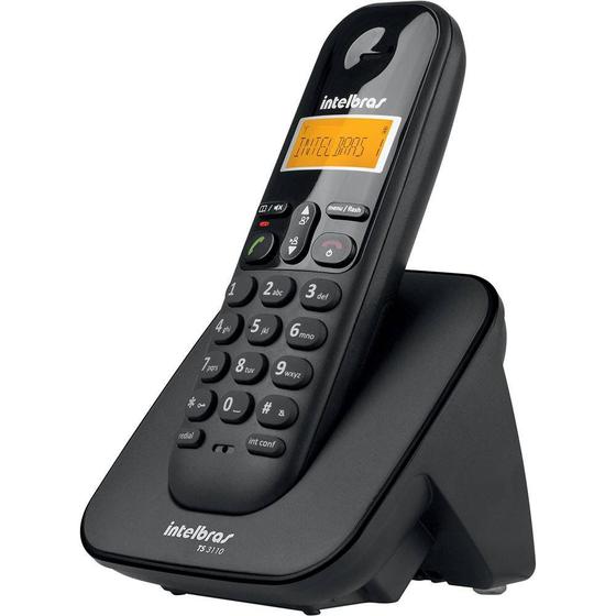 Imagem de Telefone Sem Fio Intelbras TS 3110 Preto