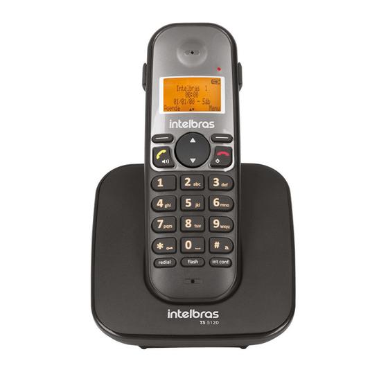 Imagem de Telefone Sem Fio Intelbras TS 5120 Identificador de Chamada Viva Voz Conferência