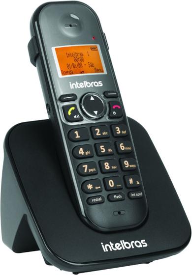 Imagem de Telefone Sem Fio Intelbras Ts 5120 Viva Voz e Identificador Chamada Modo Babá Display Luminoso