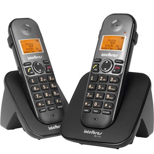 Imagem de Telefone Sem Fio Intelbrás Ts 5122 Viva Voz Teclado Luminoso 1 Ramal - Preto