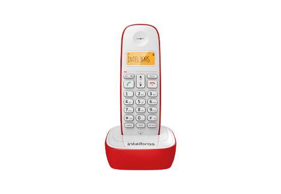 Imagem de Telefone Sem Fio Intelbras TS 7510 Vermelho