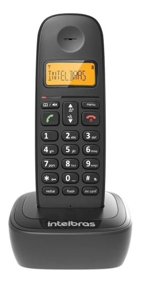 Imagem de Telefone Sem Fio Intelbras Ts2510 Com Identificador Chamadas - Preto 