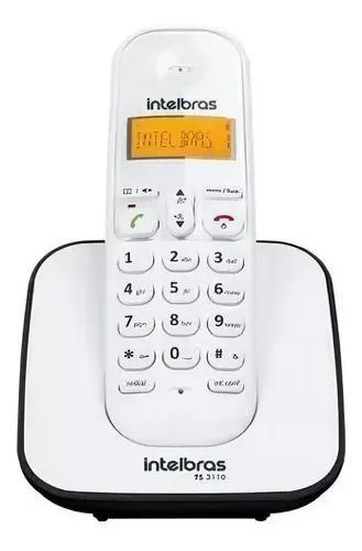 Telefone Sem Fio Intelbras Ts3110 Com Id Branco/Preto Imagem de Telefone Sem Fio Intelbras Ts3110 Com Id Branco/Preto