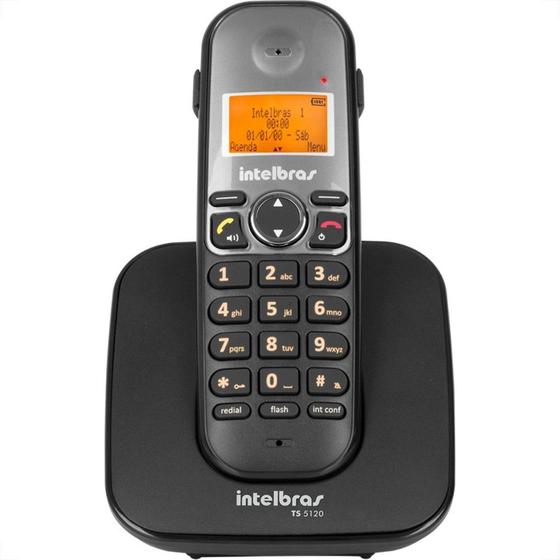 Imagem de Telefone Sem Fio Intelbras - Ts5120 Preto