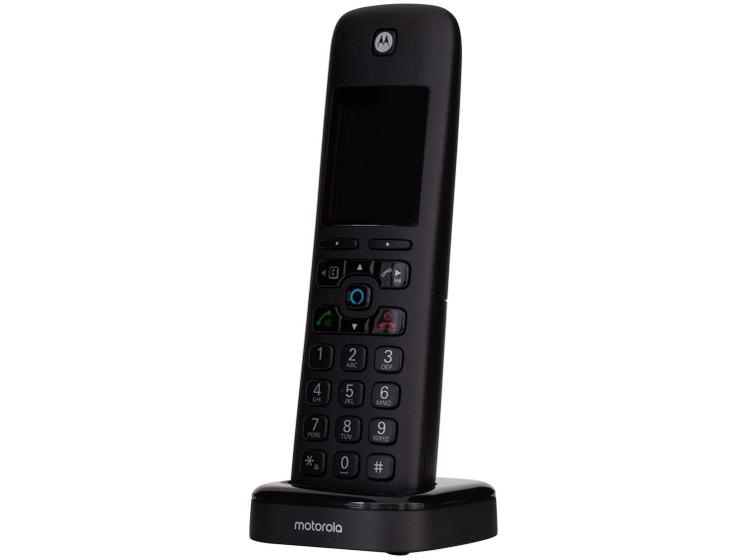 Telefone sem Fio Motorola AXH01 Identificador de - Chamada Secretária Eletrônica Wi-Fi