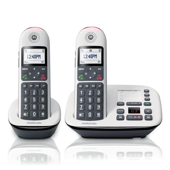 Telefone Sem Fio Motorola CD5012 com Secretária Eletrônica (2 Aparelhos) Menor preço em Telefone Sem Fio Motorola CD5012 com Secretária Eletrônica (2 Aparelhos)