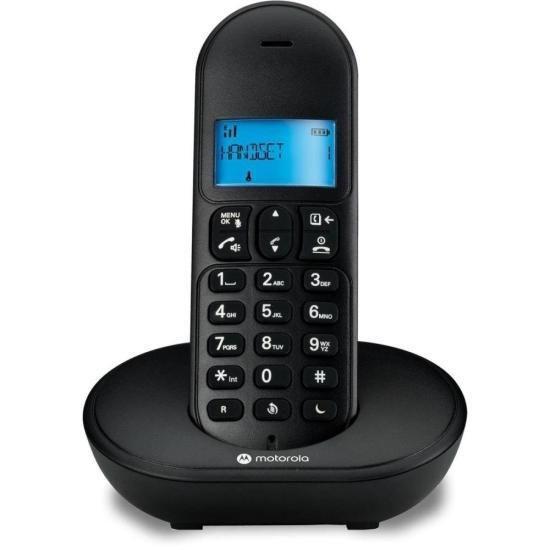 Telefone Sem Fio Motorola MT150 DECT Preto Menor preço em Telefone Sem Fio Motorola MT150 DECT Preto