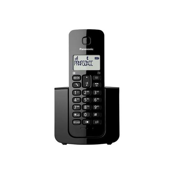 Imagem de Telefone Sem Fio Panasonic Kx Tgb110 Com Identificador De Chamadas Preto