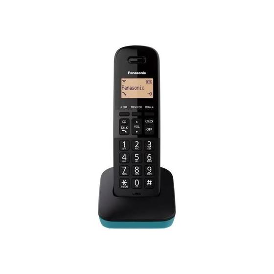Imagem de Telefone Sem Fio Panasonic Kx Tgb310Lac Com Identificador De Chamadas Preto Azul