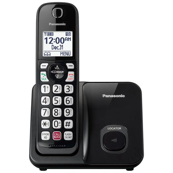Telefone Sem Fio Panasonic KX-TGD810B com Bloqueador de Chamadas Avançado Menor preço em Telefone Sem Fio Panasonic KX-TGD810B com Bloqueador de Chamadas Avançado