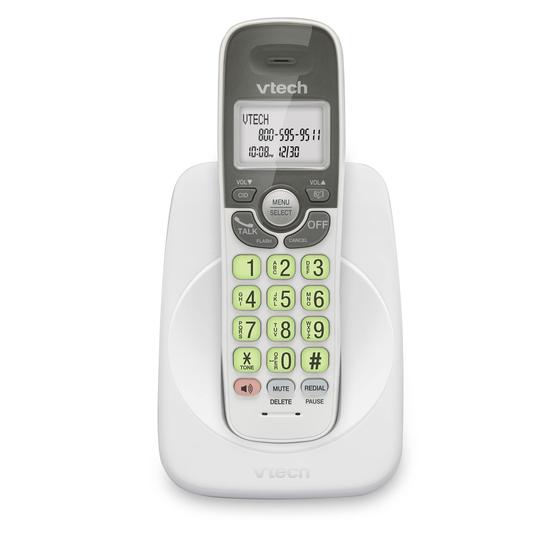 Imagem de Telefone Sem Fio VTech DECT 6.0 com Identificador de Chamadas e Tela Azul