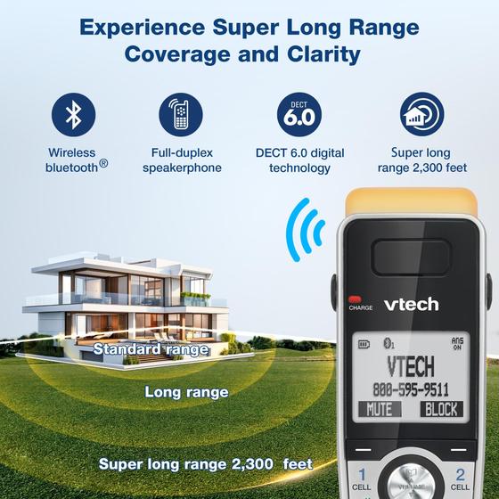 Telefone sem fio VTech IS8151 Super Long Range DECT 6.0