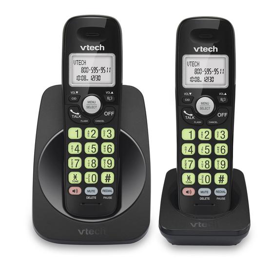 Imagem de Telefone Sem Fio VTech VG131-21 DECT 6.0 com 2 Aparelhos e Bluetooth