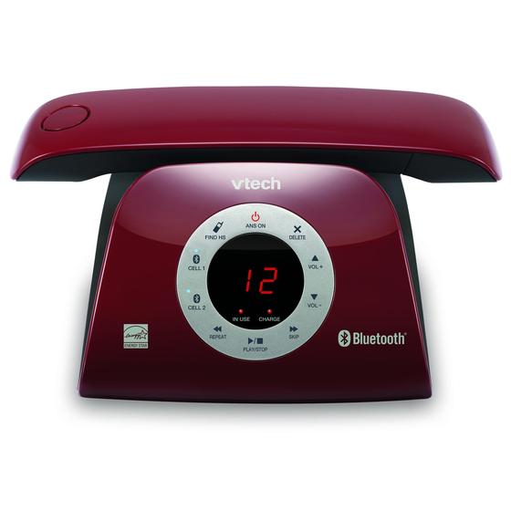 Imagem de Telefone Sem Fio VTech VS122-16 com Bluetooth - Design Retrô