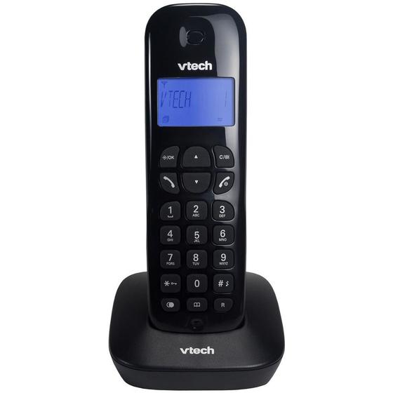 Imagem de Telefone Vtech VT680 S/Fio C/Identificador Preto