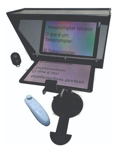 Imagem de Teleprompter De Mesa + 2 Controles P/ Texto E Gravação