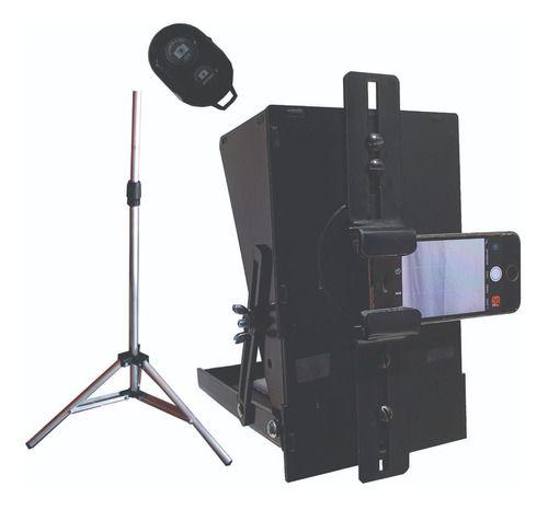Imagem de Teleprompter Mini Com Tripé + Controle Remoto Simples