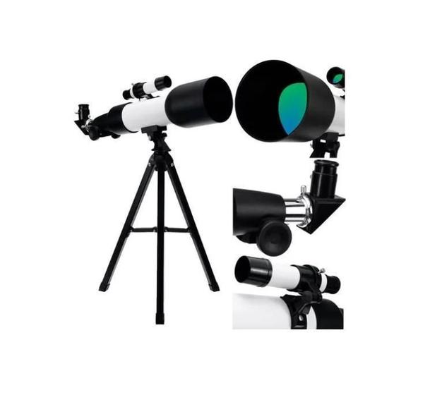 Imagem de Telescópio Astronômico Refrativo 60mm 360mm 90x com Tripé