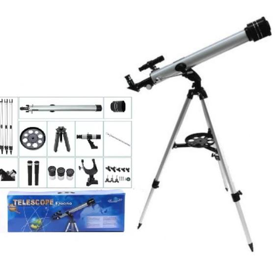 Imagem de Telescopio luneta astronomico monocular 525x com tripe kit completo 60cm profissional