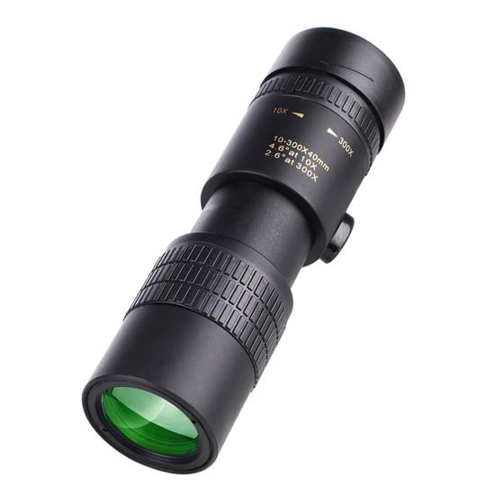 Imagem de Telescópio monocular de prisma Henniu 10-300x40mm BAK4 para adultos