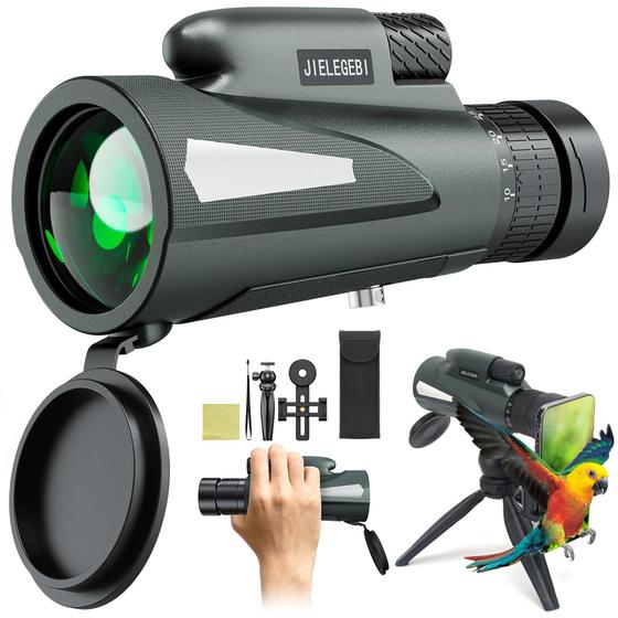 Imagem de Telescópio Monocular JIELEGEBI 10-30x50 com Zoom Óptico ED