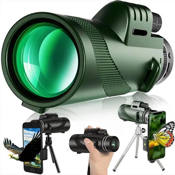 Imagem de Telescópio Portátil HD 5000M Dobrável Com Zoom Mini Poderoso Para Caça Esportes Camping Ao Ar Livre