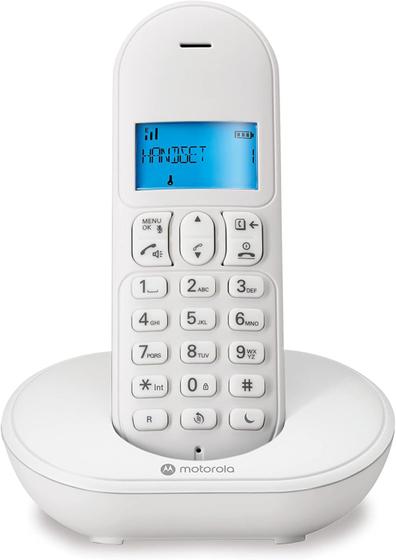 Imagem de Teleson Sem Fio com Identificador de Chamadas e Viva Voz MT150W Branco Motorola