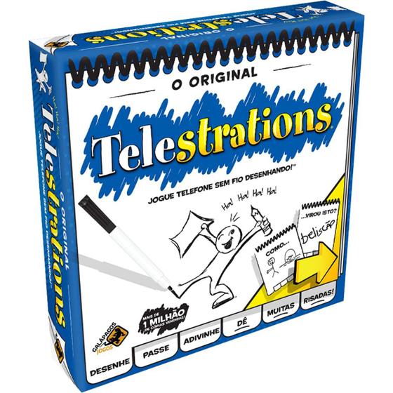 Imagem de Telestrations Jogo Desenho Telefone Sem Fio Diversão