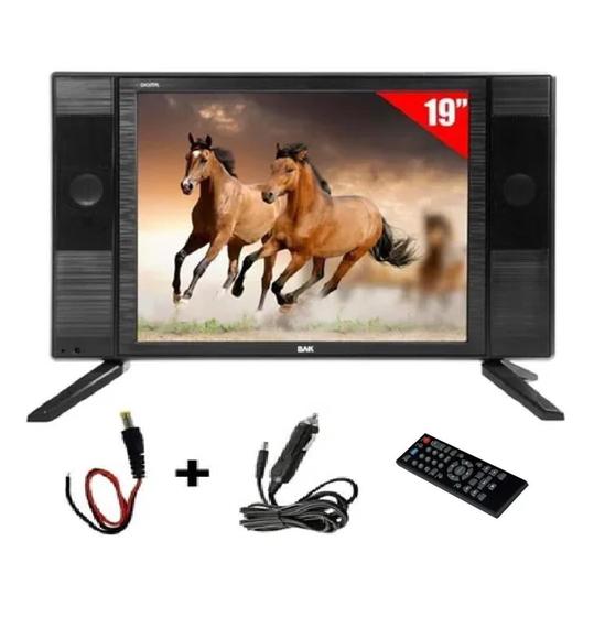 Televisão Tv Monitor Led Hd 19" Polegada Televisão Bivolt Para 12v Carro Caminhão Casa Menor preço em Televisão Tv Monitor Led Hd 19" Polegada Televisão Bivolt Para 12v Carro Caminhão Casa