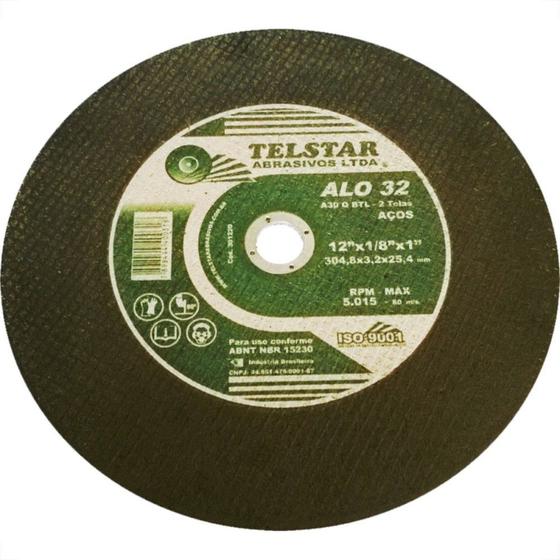 Imagem de Telstar Disco  Corte Ferro F 12X 1'' - Kit C/5 Pc