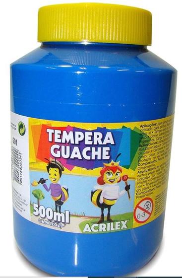 Imagem de Tempera Guache Azul Turquesa 500 ML - Acrilex