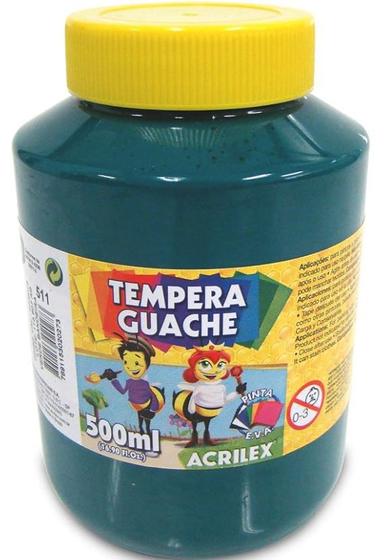 Imagem de Tempera Guache VERDE BANDEIRA 500 ML - Acrilex