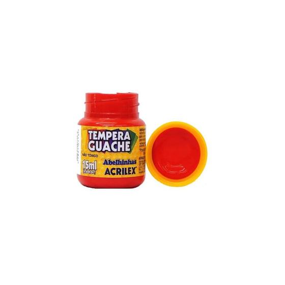 Imagem de Tempera Guache Vermelho Fogo 15ml - Acrilex