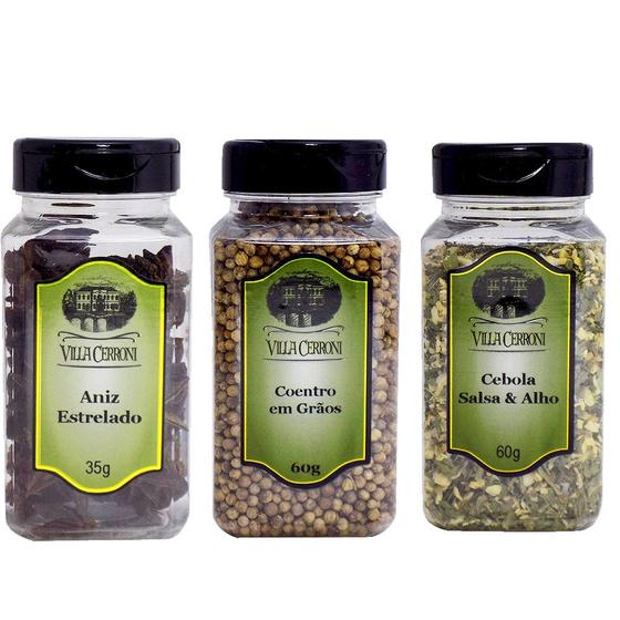 Tempero Anis Estrelado Coentro Em Grãos Cebola Salsa E Alho Menor preço em Tempero Anis Estrelado Coentro Em Grãos Cebola Salsa E Alho