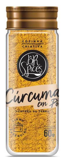 Imagem de Tempero Cúrcuma em Pó BR Spices Vidro 60G