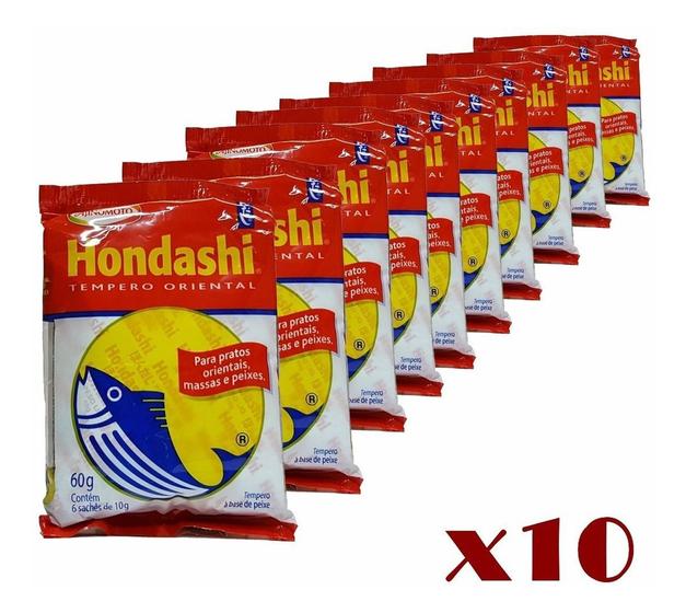 Imagem de Tempero De Peixe Ajinomoto Hondashi 60g - (Kit com 10)