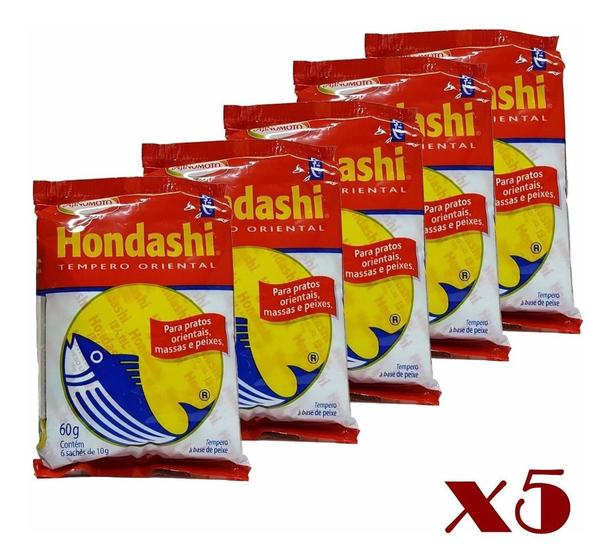 Imagem de Tempero De Peixe Ajinomoto Hondashi 60g - (Kit com 5)