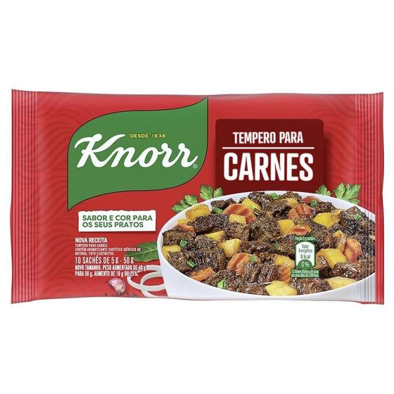 Imagem de Tempero em Pó Knorr para Carnes 50g - Embalagem com 24 Unidades