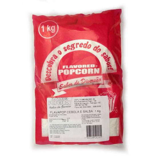 Imagem de Tempero Flavapop Cebola E Salsa Micronizado Popcorn  1Kg