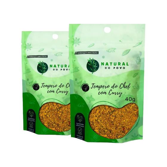 Imagem de Tempero Selecionado Chef Com Curry Kit 2 Importado Pouch 40G