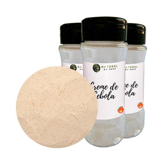 Imagem de Tempero Superior Creme De Cebola Kit 3 Pote Com Dosador 60G