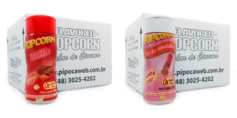 Imagem de Temperos Para Pipoca Cx 12 Un - Bacon E Sal Do Himalaia