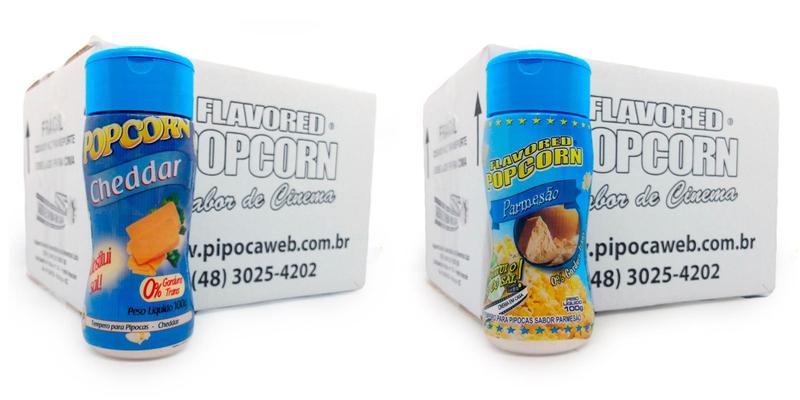 Imagem de Temperos Para Pipoca Cx 12 Un - Cheddar E Parmesão