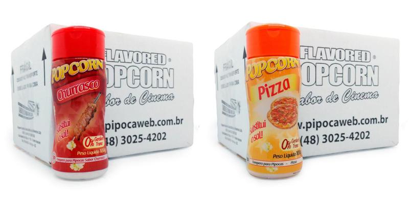 Imagem de Temperos Para Pipoca Cx 12 Un - Churrasco E Pizza