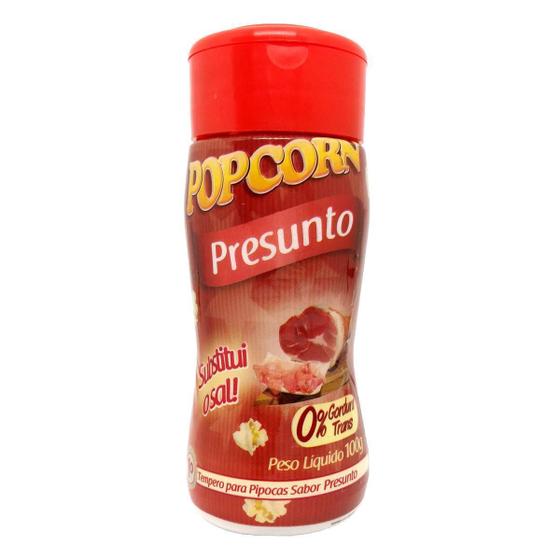 Imagem de Temperos Pipoca - Cx 12 Frascos - 6 Presunto 6 Queijo Nacho